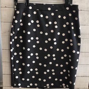 The Limited Polka Dot Pencil Skirt